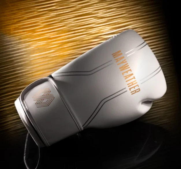 Hayabusa Bokshandschoenen Mayweather Contender Wit/Goud - Image 5