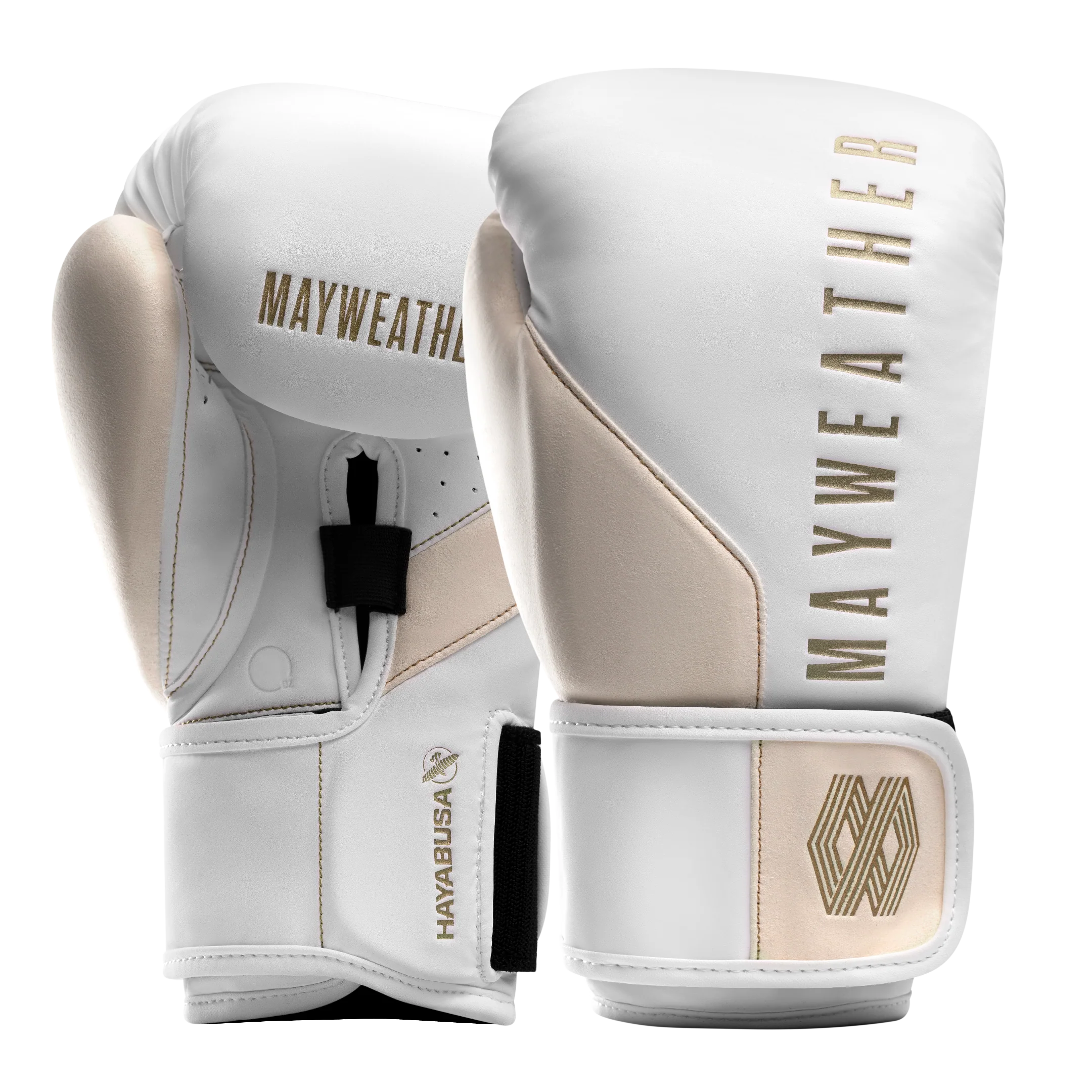 Hayabusa Bokshandschoenen Mayweather Wit/Goud