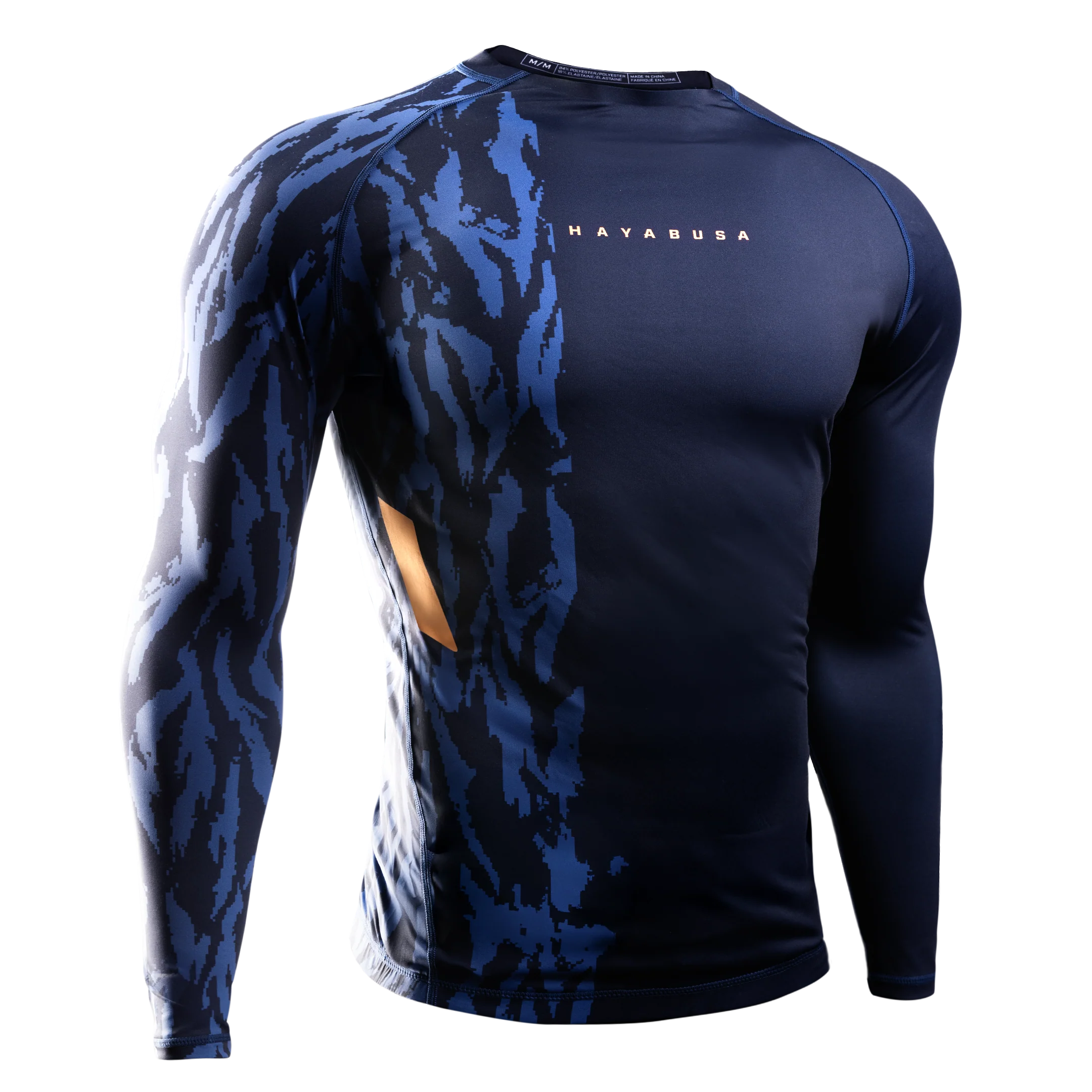 Hayabusa Rashguard Apex Long Sleeve Blauw