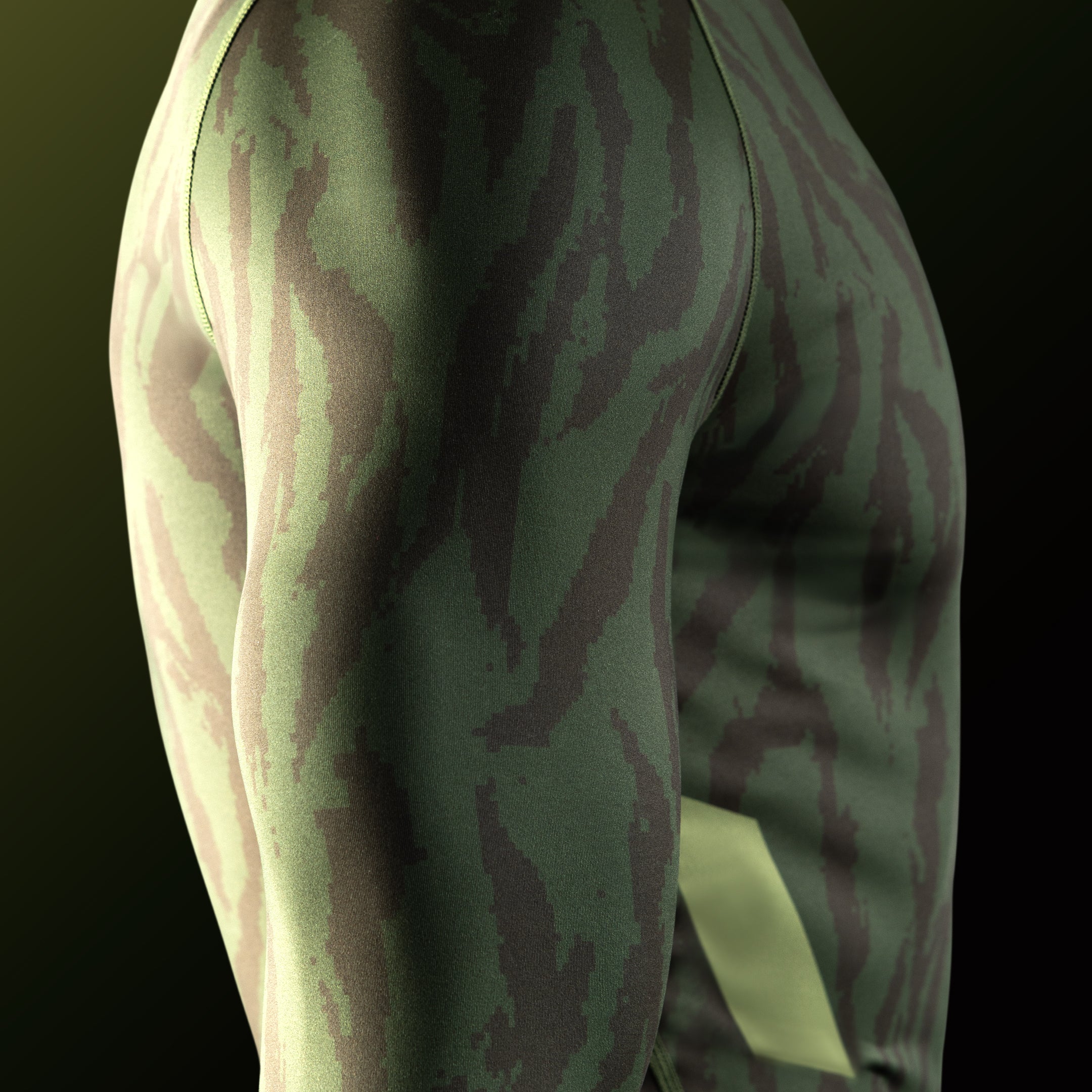Hayabusa Rashguard Apex Long Sleeve Groen - Image 4