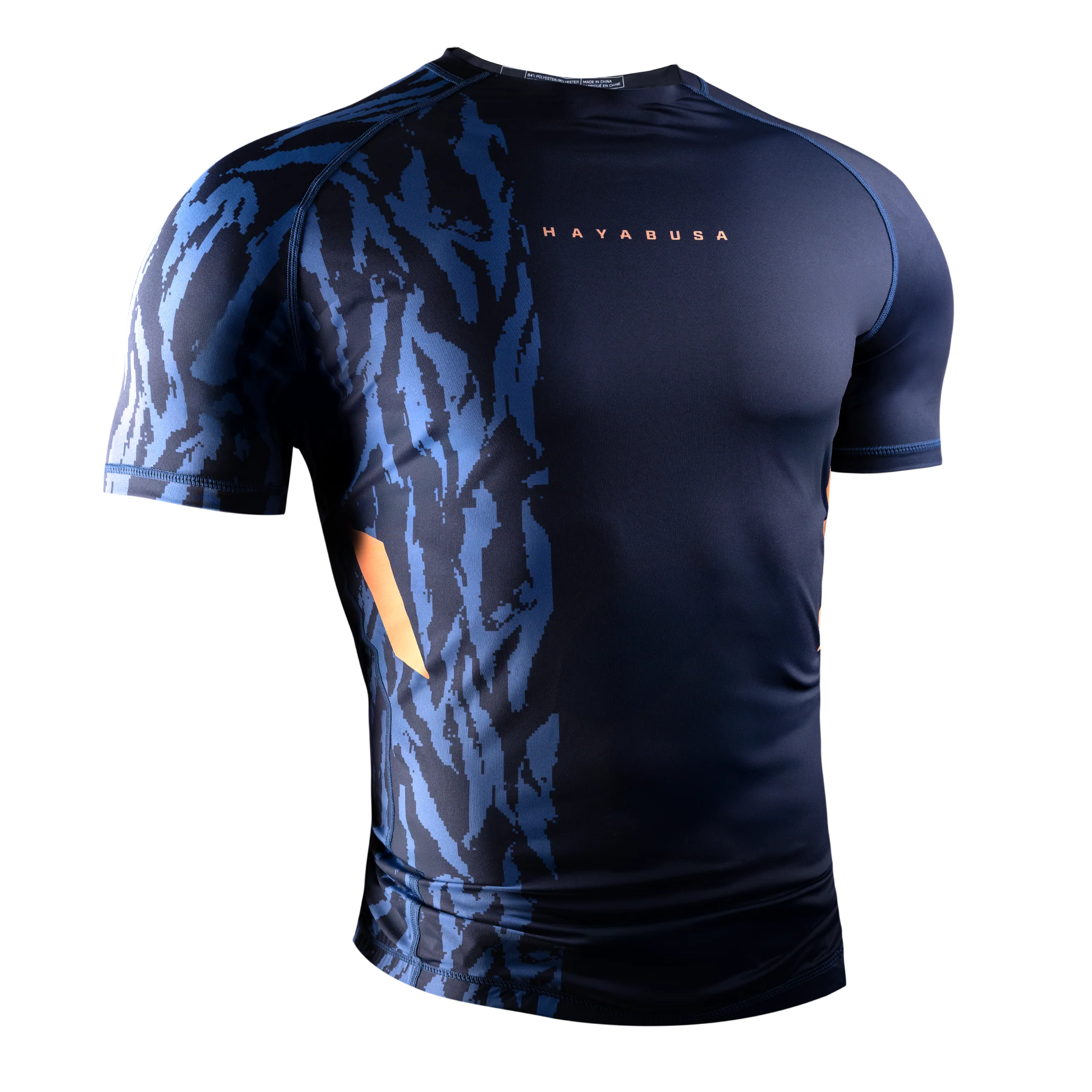 Hayabusa Rashguard Apex Short Sleeve Blauw