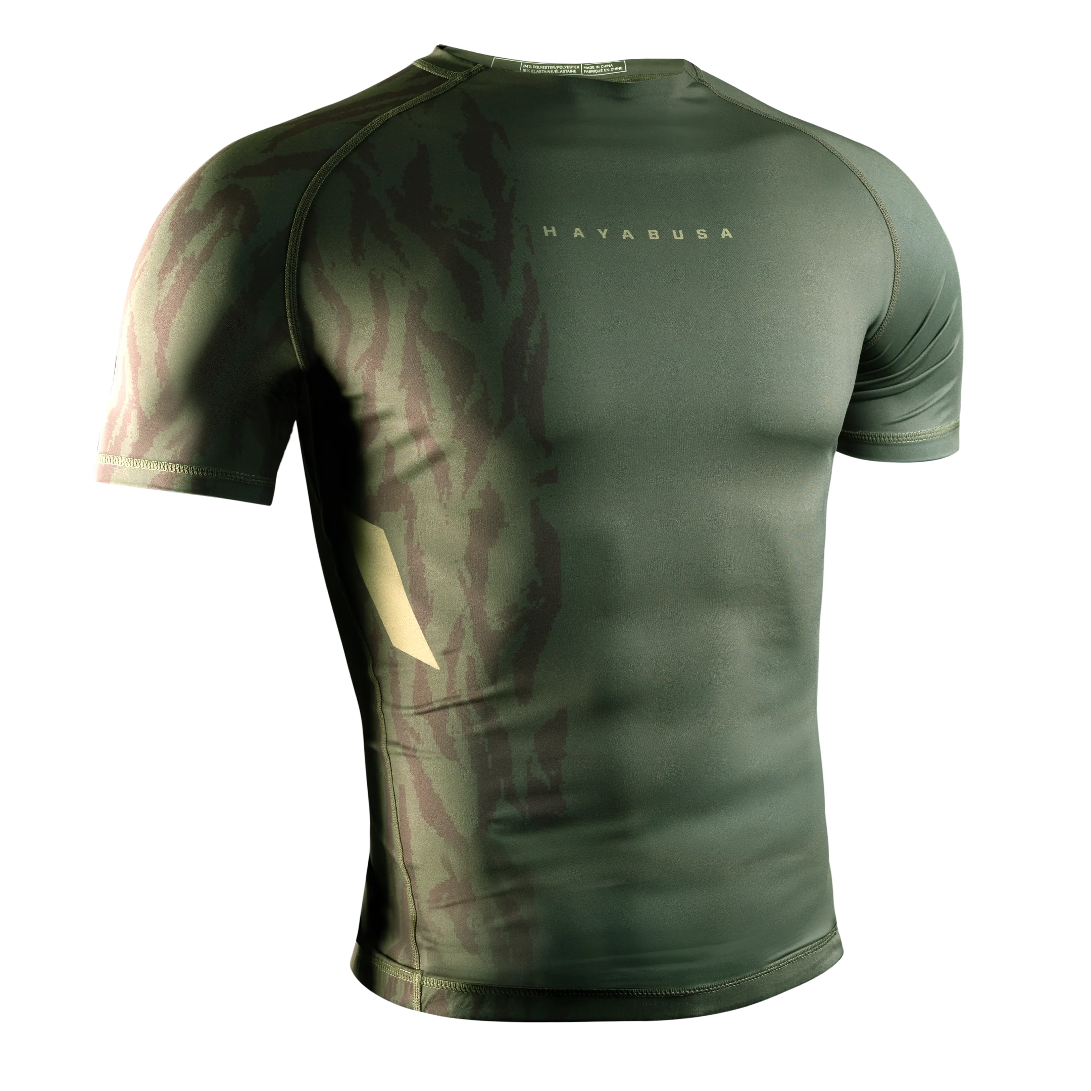 Hayabusa Rashguard Apex Short Sleeve Groen