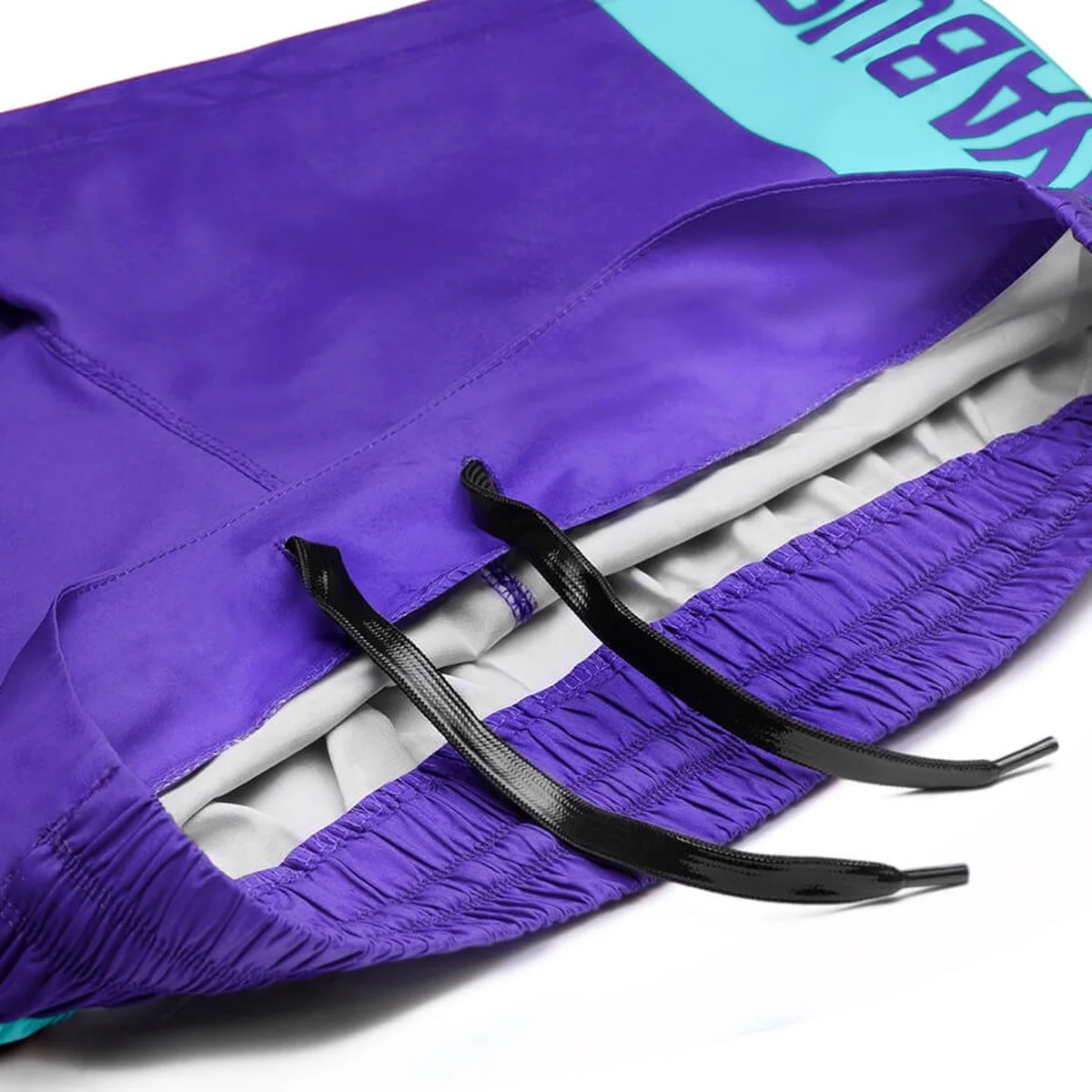 Hayabusa Kickboksshort Icon Paars/Wit - Image 3