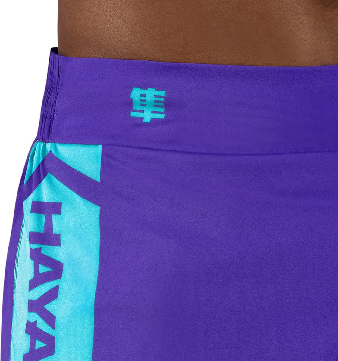 Hayabusa Kickboksshort Icon Paars/Wit - Image 4