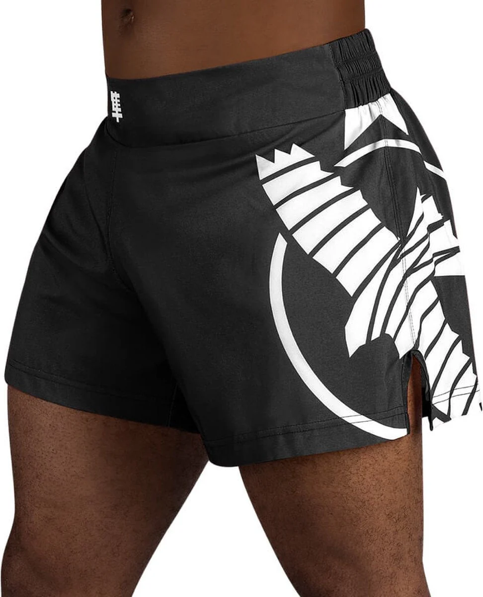 Hayabusa Kickboksshort Icon Zwart/Wit