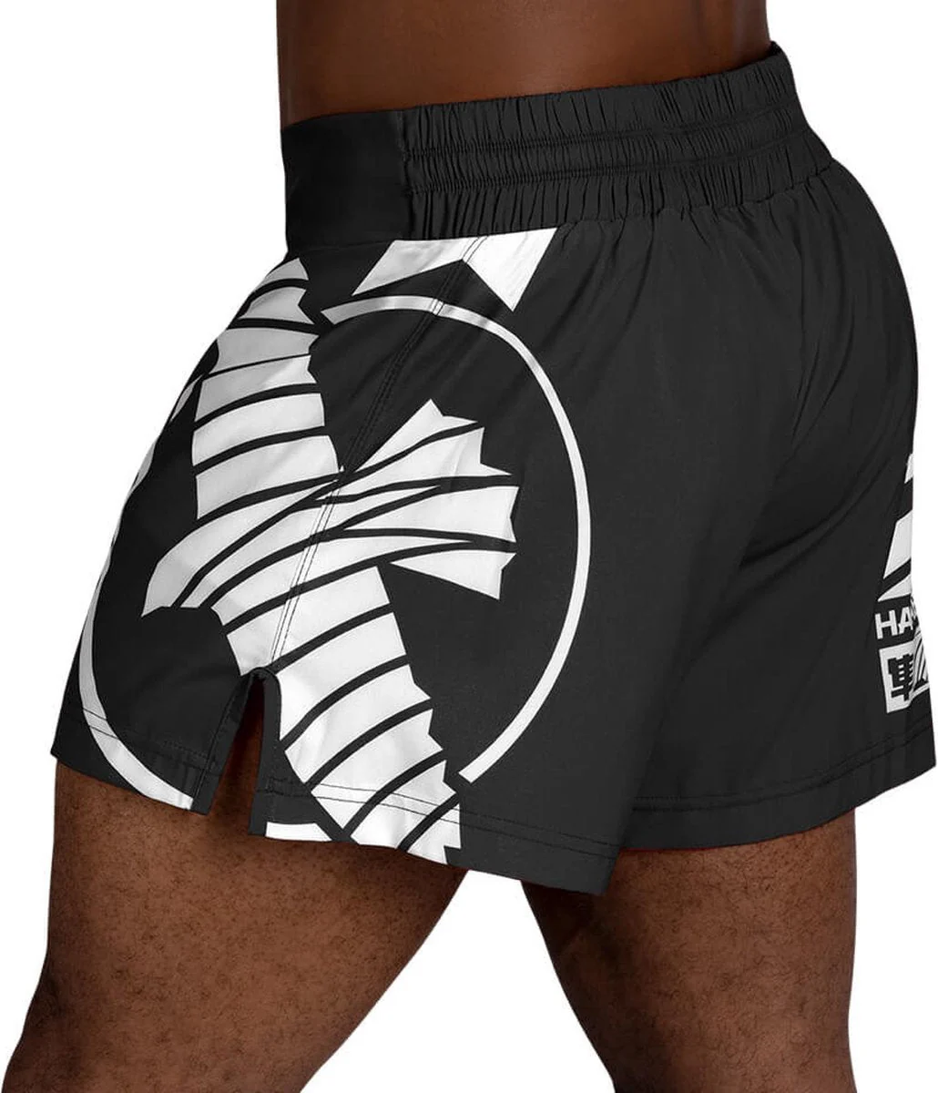 Hayabusa Kickboksshort Icon Zwart/Wit - Image 5