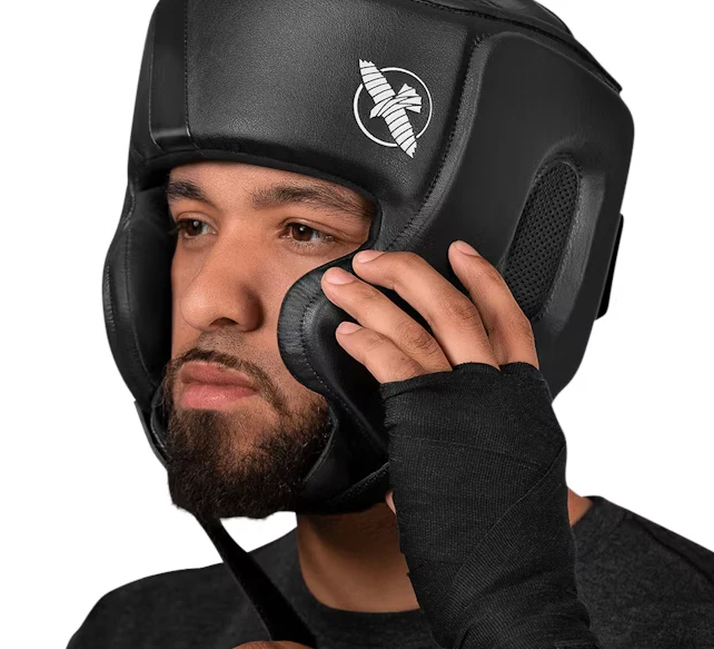 Hayabusa Hoofdbeschermer T3 Boxing Zwart/Zwart - Image 4