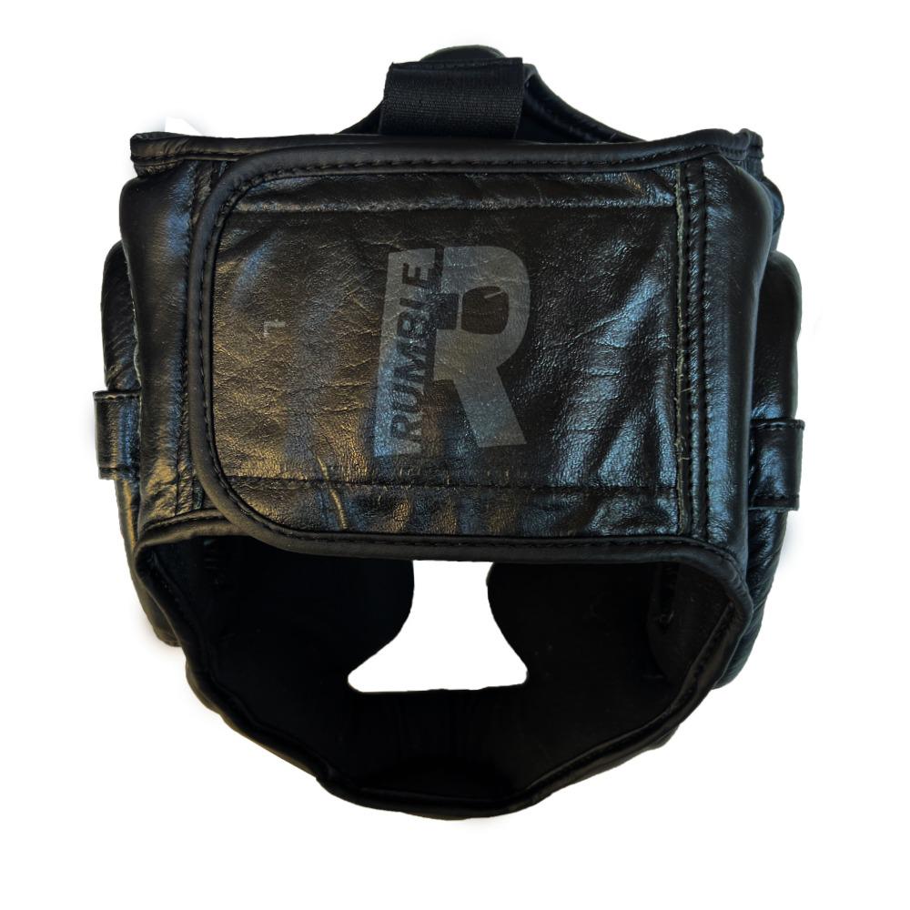 Rumble Hoofdbeschermer Leer Zwart/Grijs - Image 4