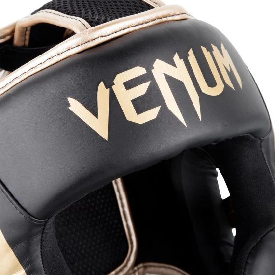 Venum Hoofdbeschermer Elite Zwart/Goud - Image 3