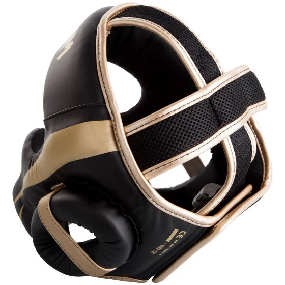 Venum Hoofdbeschermer Elite Zwart/Goud - Image 6