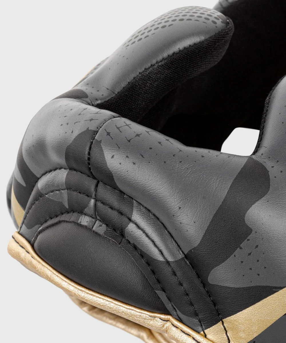 Venum Hoofdbeschermer Elite Dark/Camo/Goud - Image 6