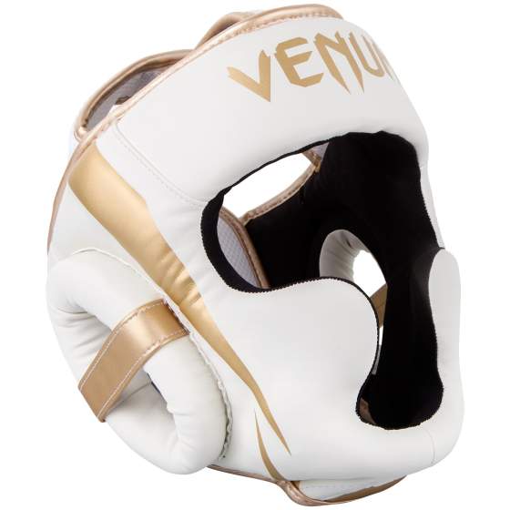 Venum Hoofdbeschermer Elite Wit/Goud