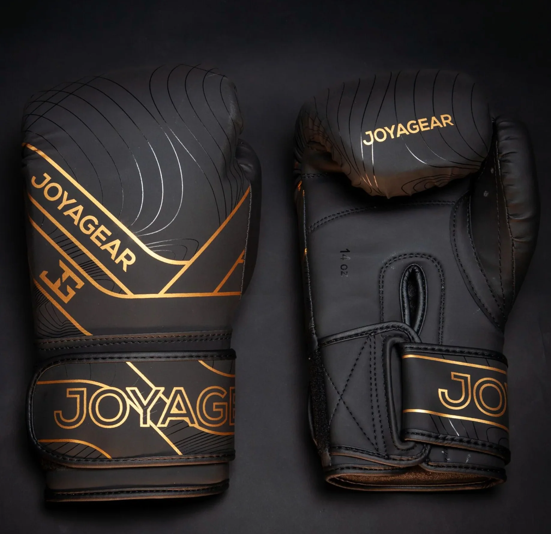 Joya Gear Bokshandschoenen Essential Zwart/Goud - Image 3