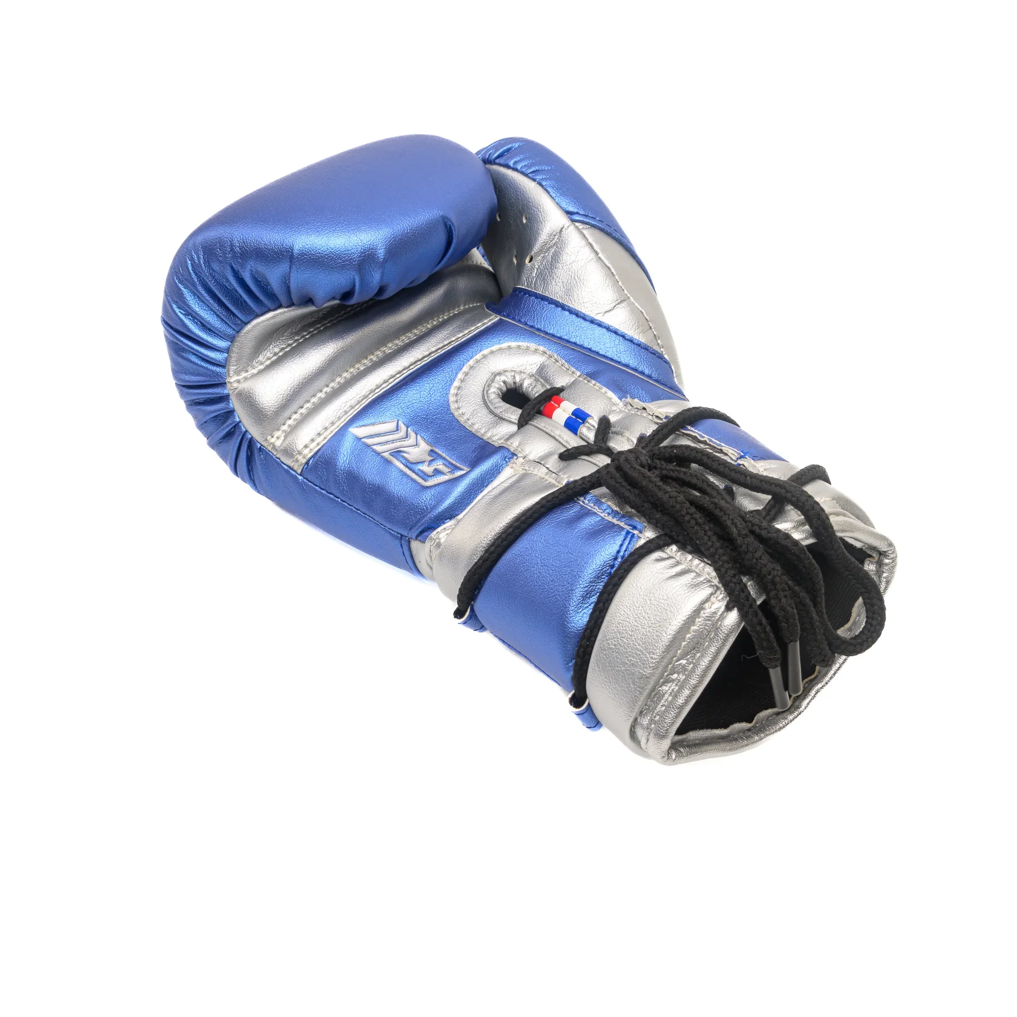 Joya Gear Bokshandschoenen Performance Veters Blauw/Zilver - Image 3