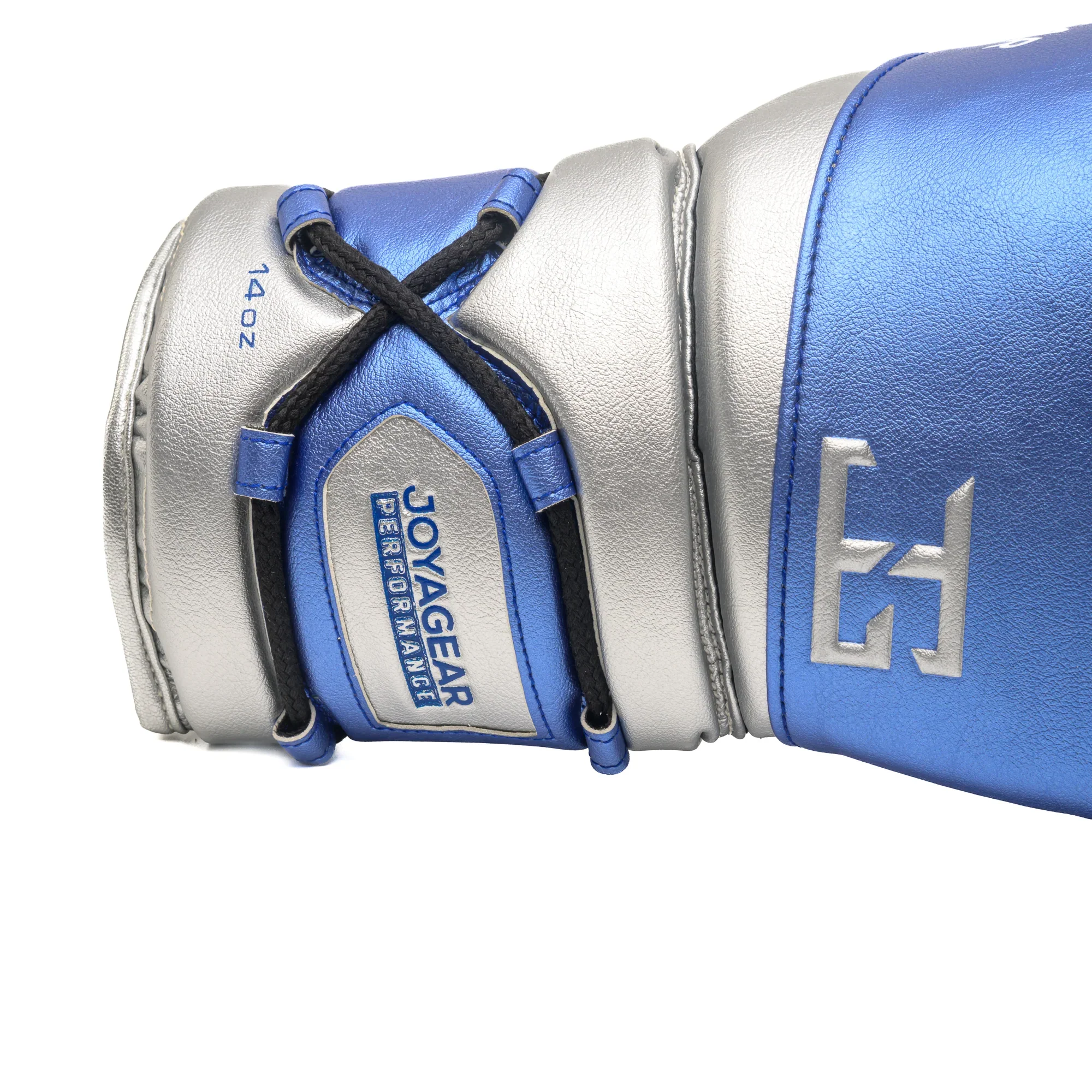 Joya Gear Bokshandschoenen Performance Veters Blauw/Zilver - Image 4