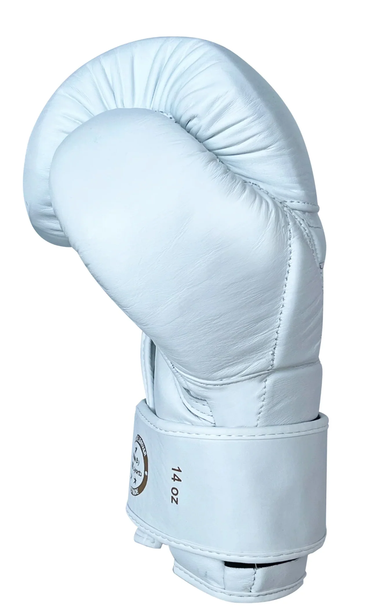 Joya Gear Bokshandschoenen Falcon Wit/Goud Leer - Image 3