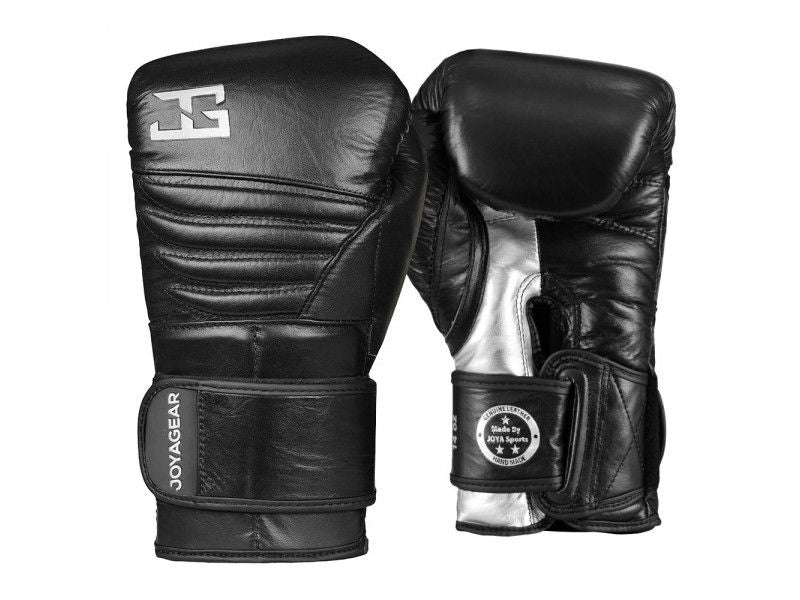 Joya Gear Bokshandschoenen Falcon Zwart/Zilver Leer