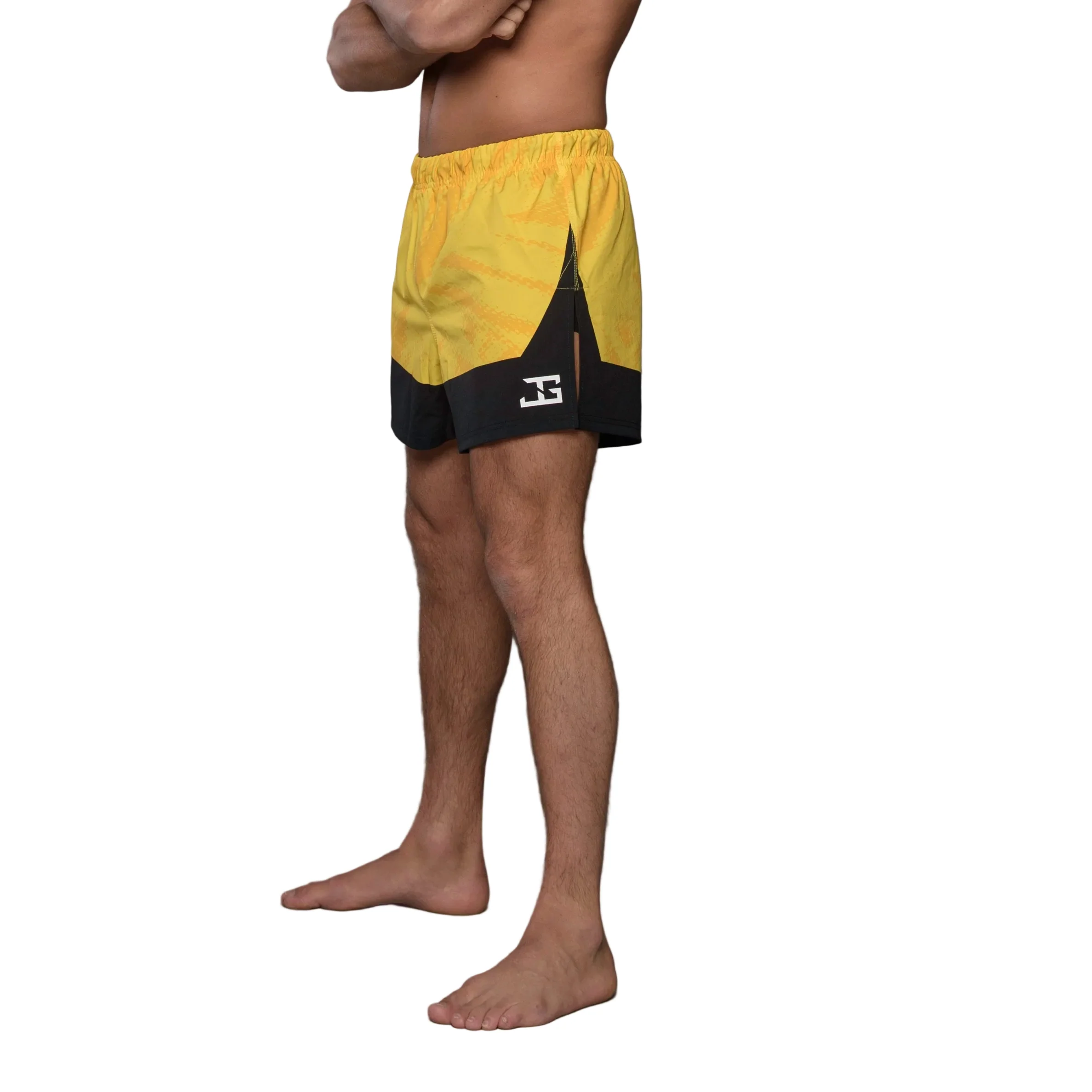 Joya Gear Fightshort Elite Geel - Image 3