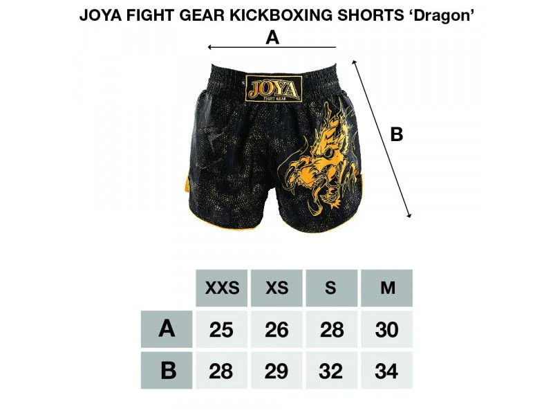 Joya Gear Kickboksshort Dragon Goud - Image 3