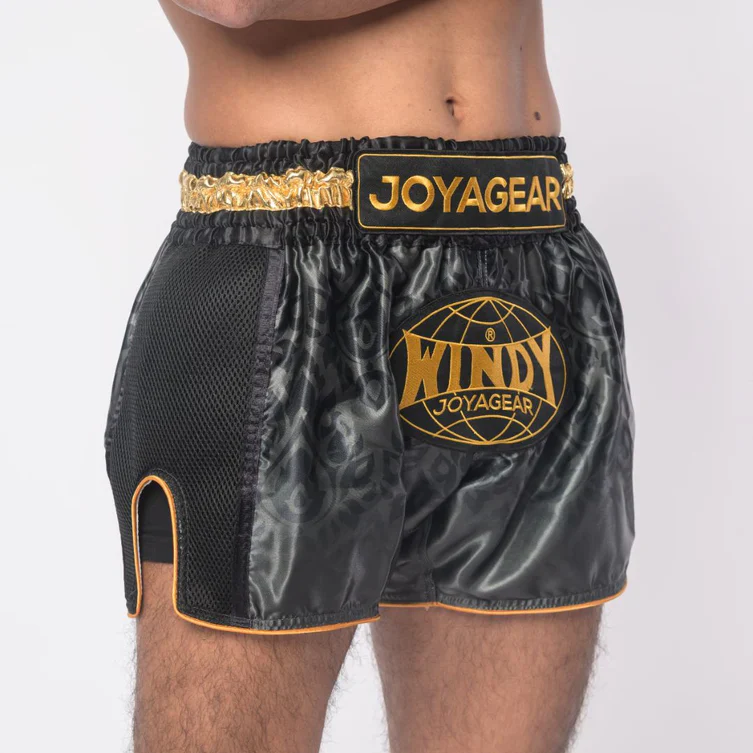 Joya Gear X Windy Kickboksshort Zwart/Goud - Image 2