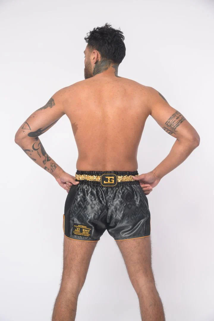 Joya Gear X Windy Kickboksshort Zwart/Goud - Image 4