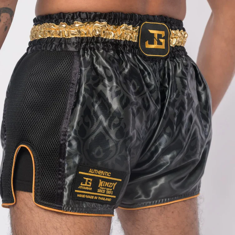 Joya Gear X Windy Kickboksshort Zwart/Goud - Image 5