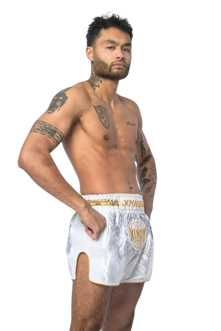 Joya Gear X Windy Kickboksshort Wit/Goud - Image 2