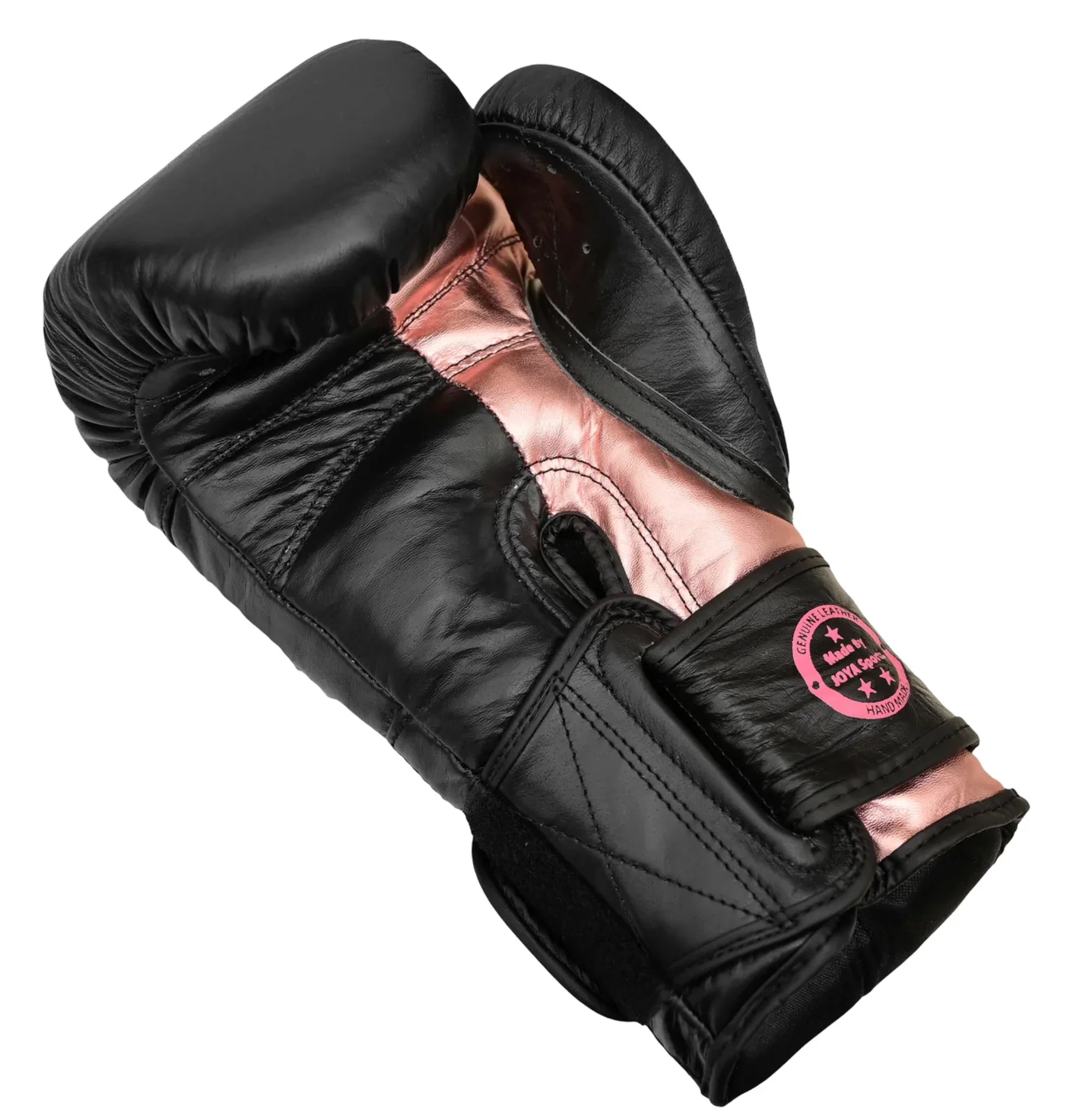 Joya Gear Bokshandschoenen Falcon Zwart/Roze Leer - Image 3