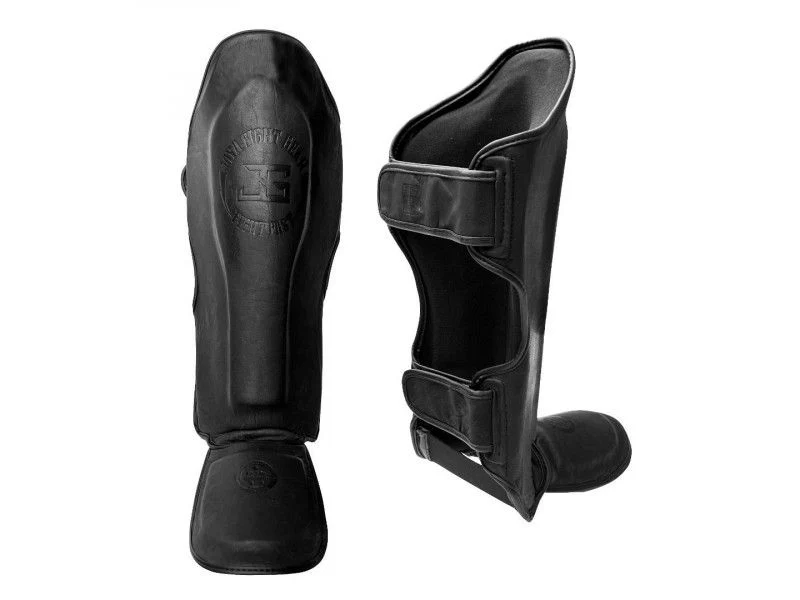 Joya Gear Scheenbeschermer Fight Fast Leer Zwart - Image 2