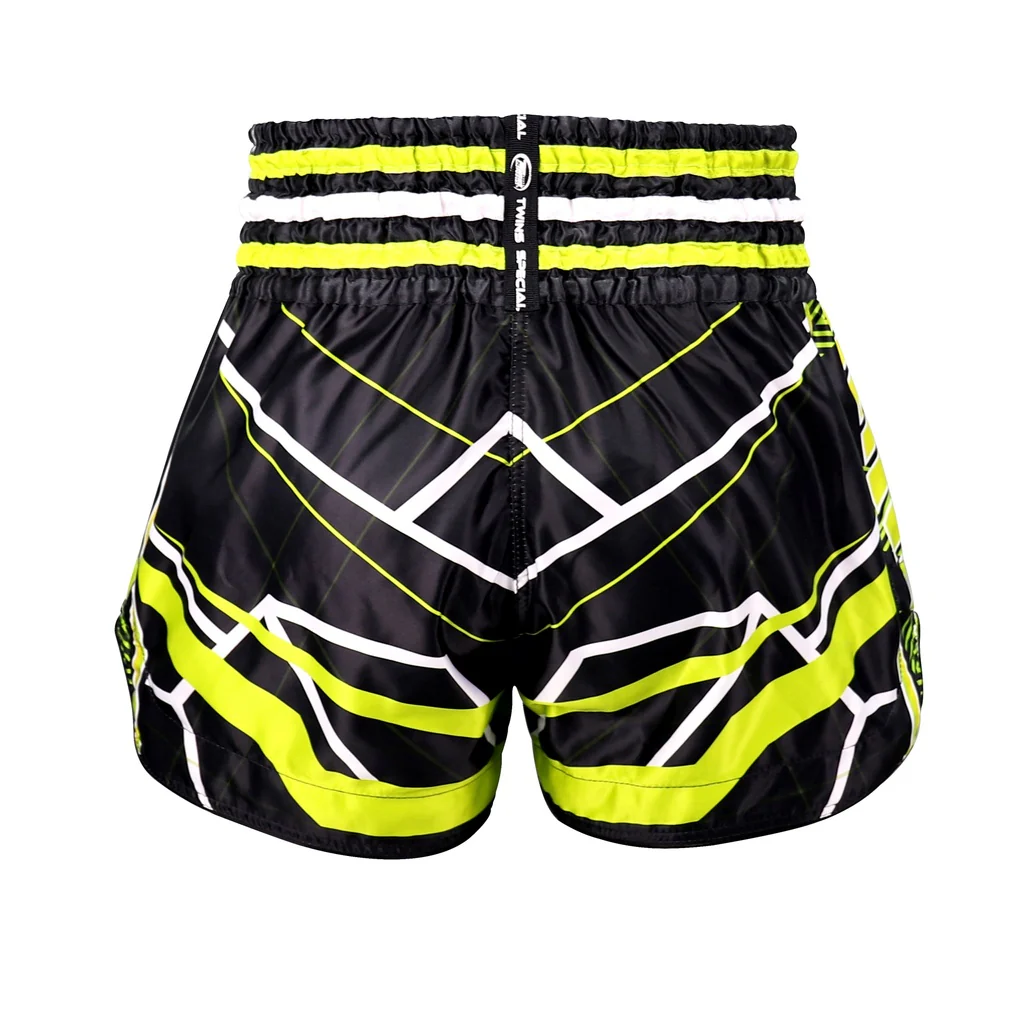 Twins Kickboksshort TTBL Racing Zwart/Groen - Image 3