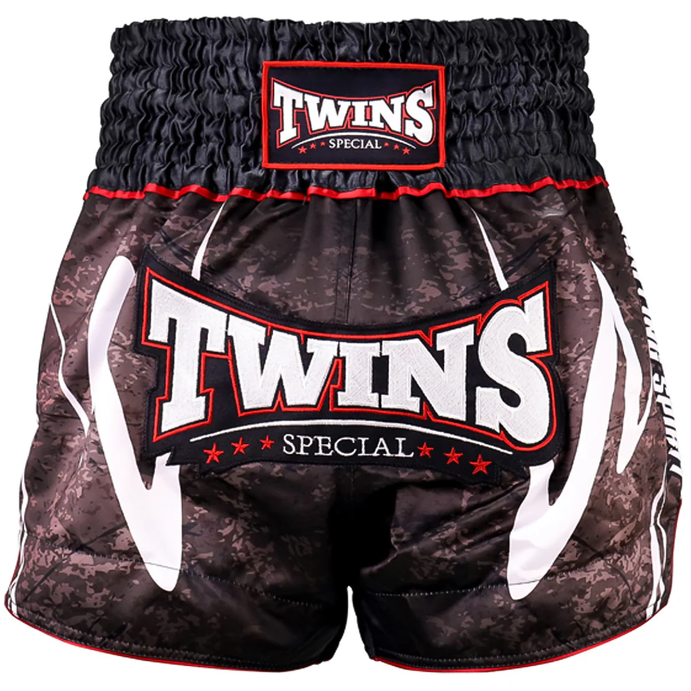 Twins Kickboksshort TTBL Rusty Zwart
