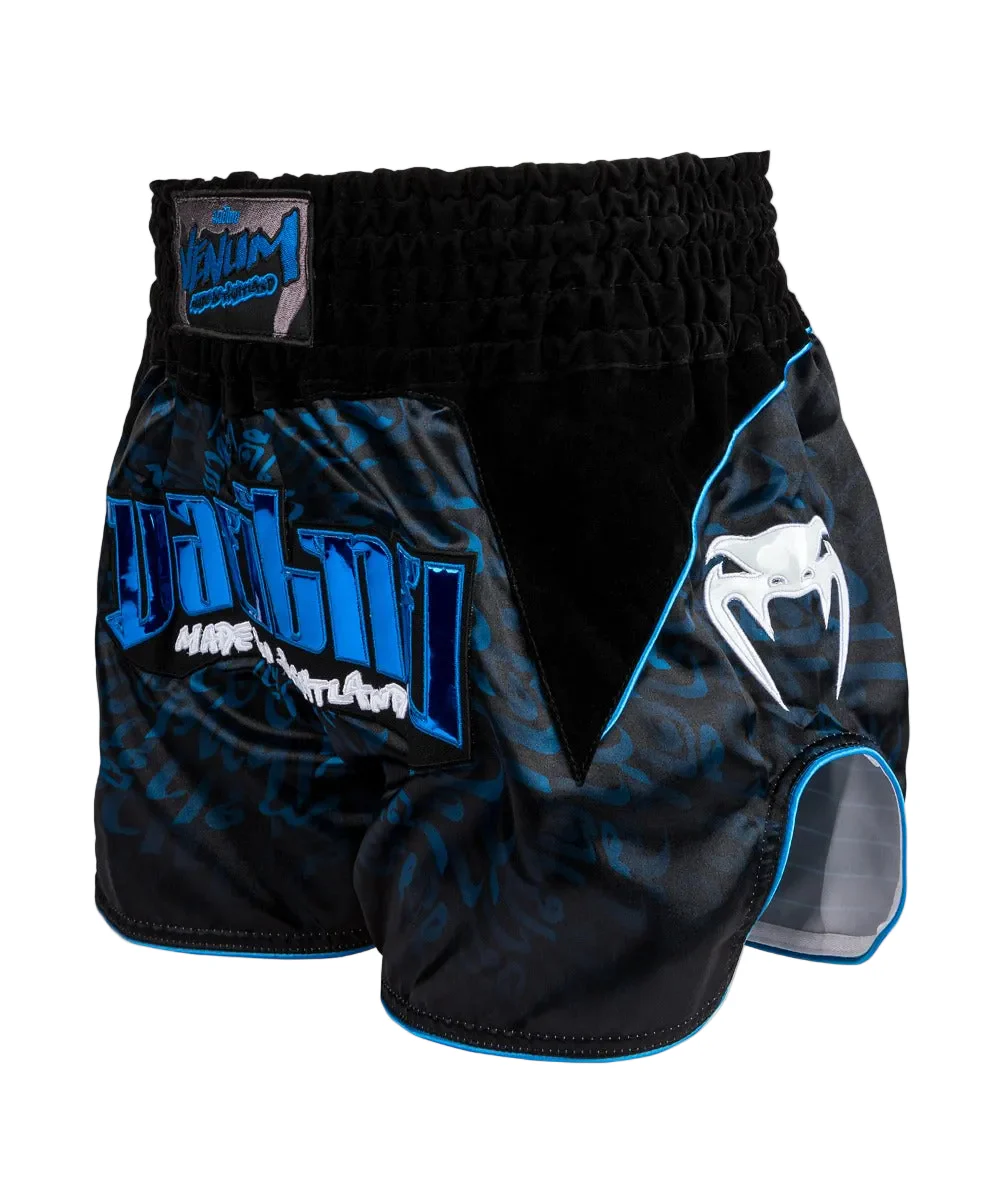 Venum Kickboksshort Attack Zwart/Blauw - Image 2