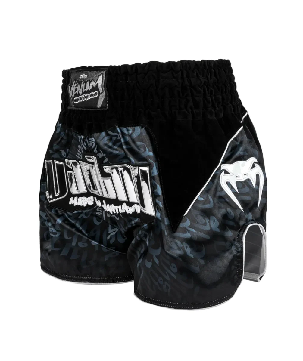 Venum Kickboksshort Attack Zwart/Zilver - Image 2