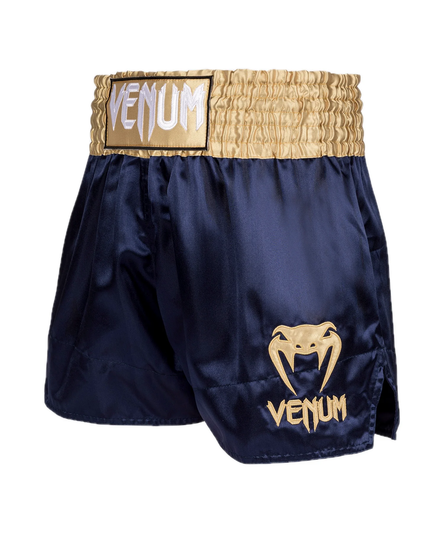 Venum Kickboksshort Classic Blauw/Goud - Image 3