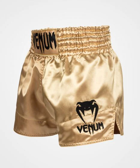 Venum Kickboksshort Classic Goud/Zwart - Image 2