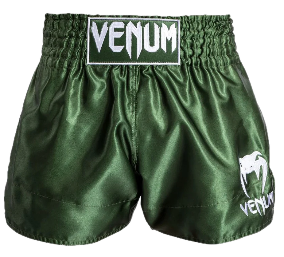 Venum Kickboksshort Classic Khaki/Wit