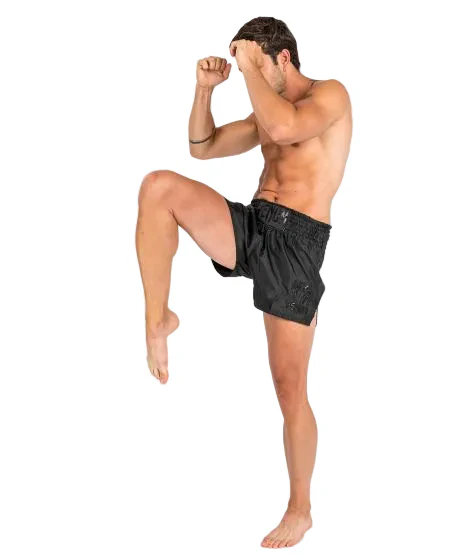 Venum Kickboksshort Classic Zwart/Zwart - Image 4
