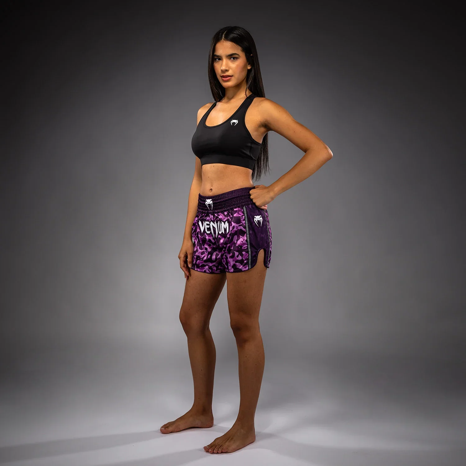 Venum Kickboksshort Woman Iris Plum/Pink - Image 6