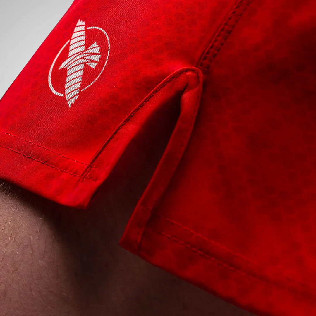 Hayabusa Kickboksshort Arrow Rood - Image 5