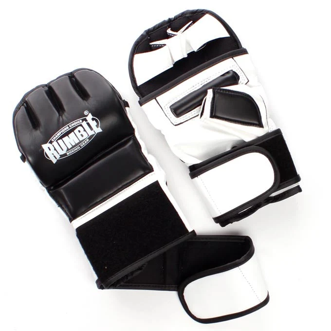 KickFun Handschoenen Rumble PU 2.0 Zwart/Wit - Image 3