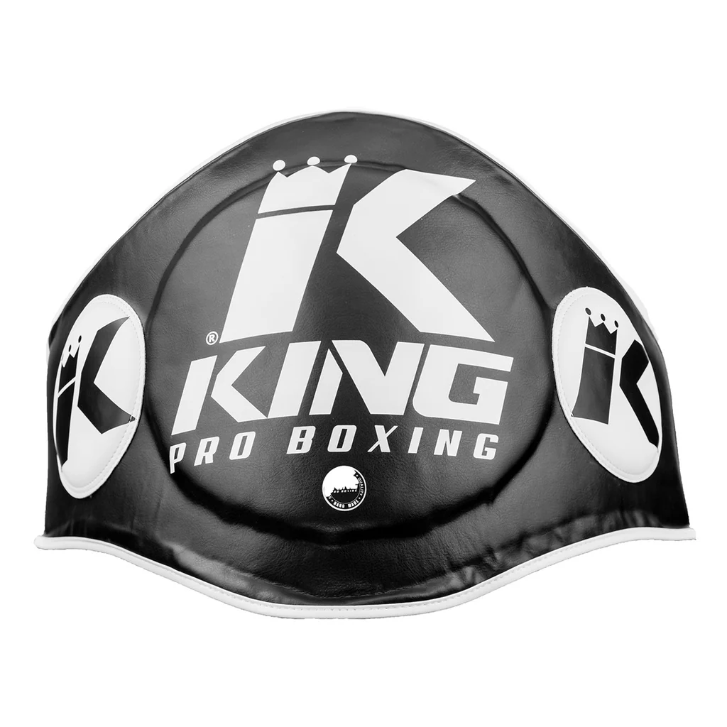 King Pro Boxing Belly Belt KPB BP Zwart/Wit