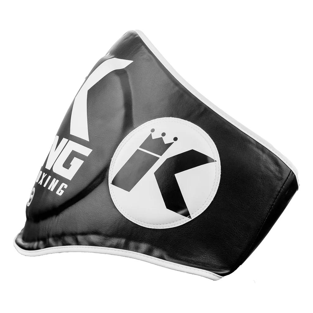 King Pro Boxing Belly Belt KPB BP Zwart/Wit - Image 3