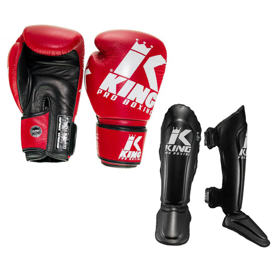 King Pro Boxing Kickboks Set Platinum 8 + SGL 7