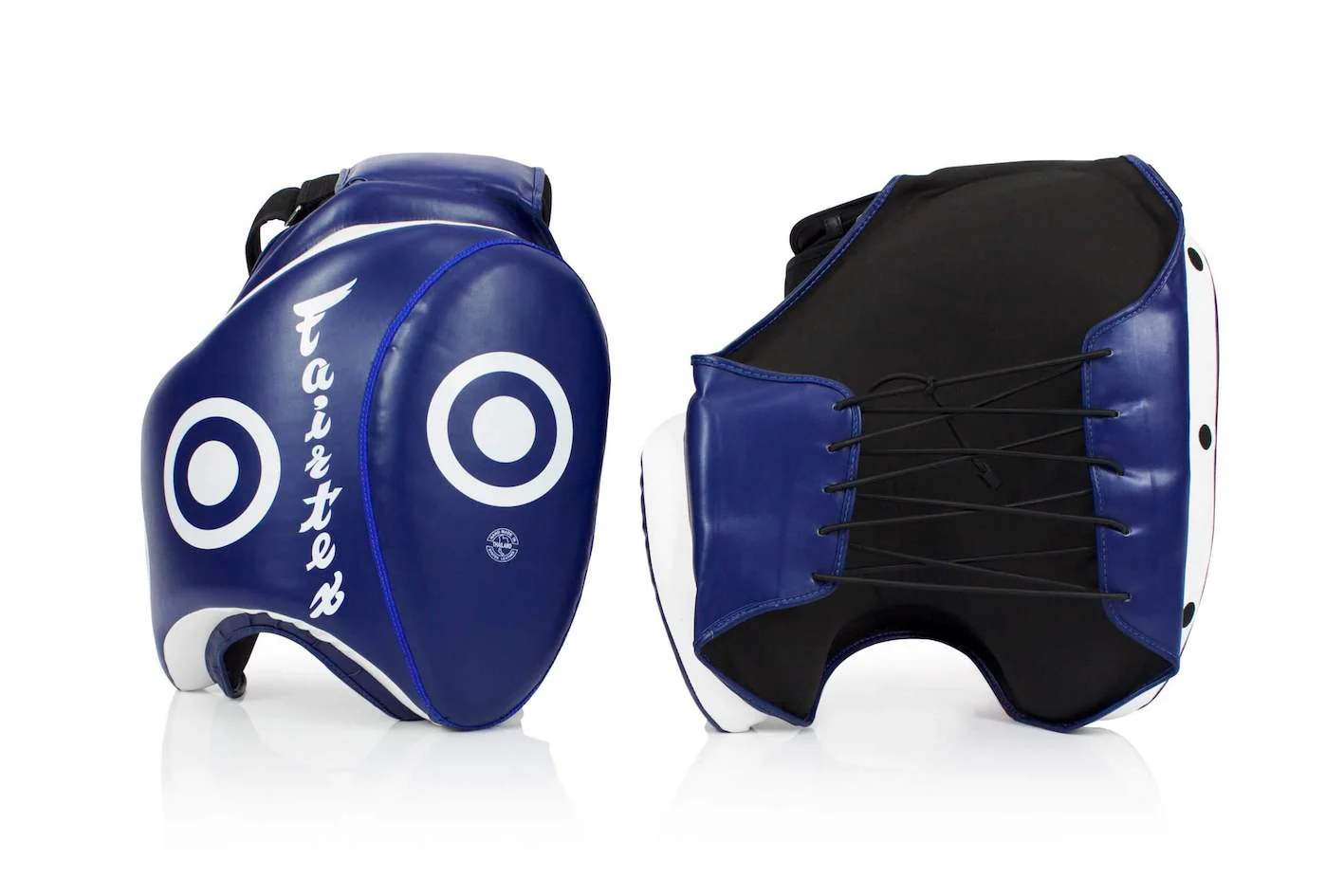 Leg Protector Fairtex Thigh pads Blauw/Wit - Image 2