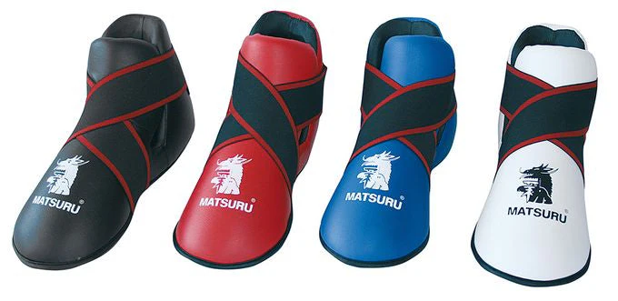 Matsuru Voetbeschermers Kick Taekwondo Zwart Blauw - Image 2