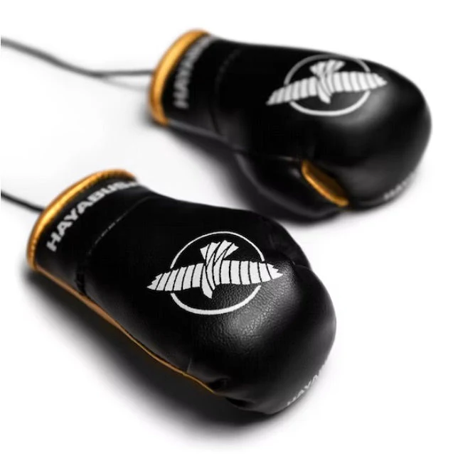 Hayabusa Mini Bokshandschoenen Zwart/Goud - Image 3