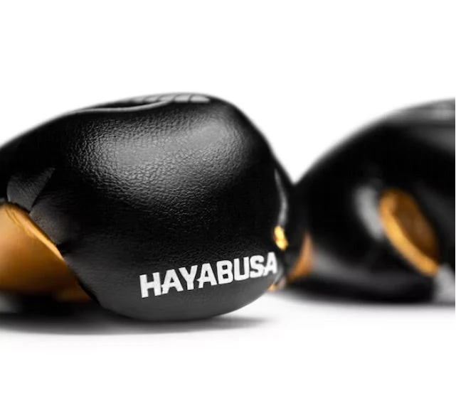 Hayabusa Mini Bokshandschoenen Zwart/Goud - Image 4