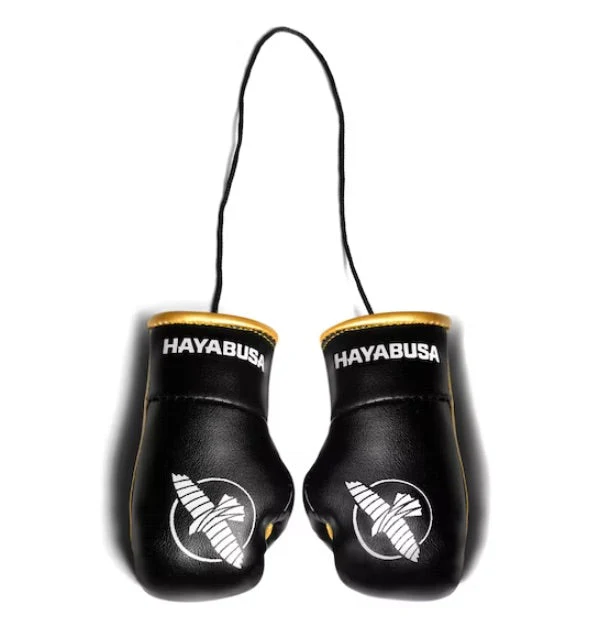 Hayabusa Mini Bokshandschoenen Zwart/Goud - Image 5