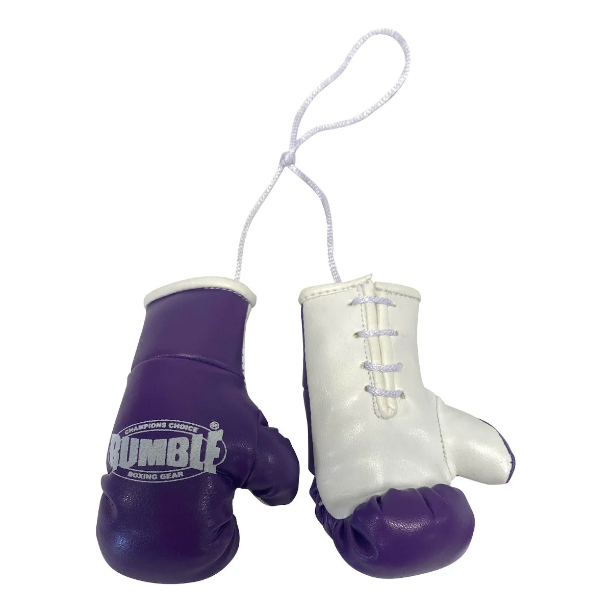 Rumble Mini Bokshandschoentjes Paars/Wit - Image 3