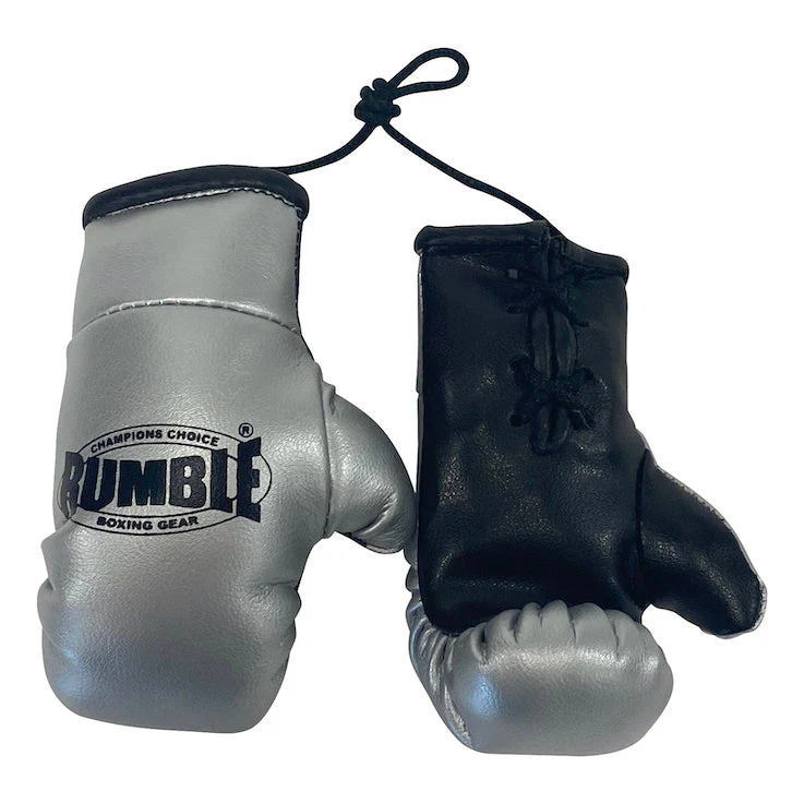Rumble Mini Bokshandschoentjes Zilver/Zwart - Image 3